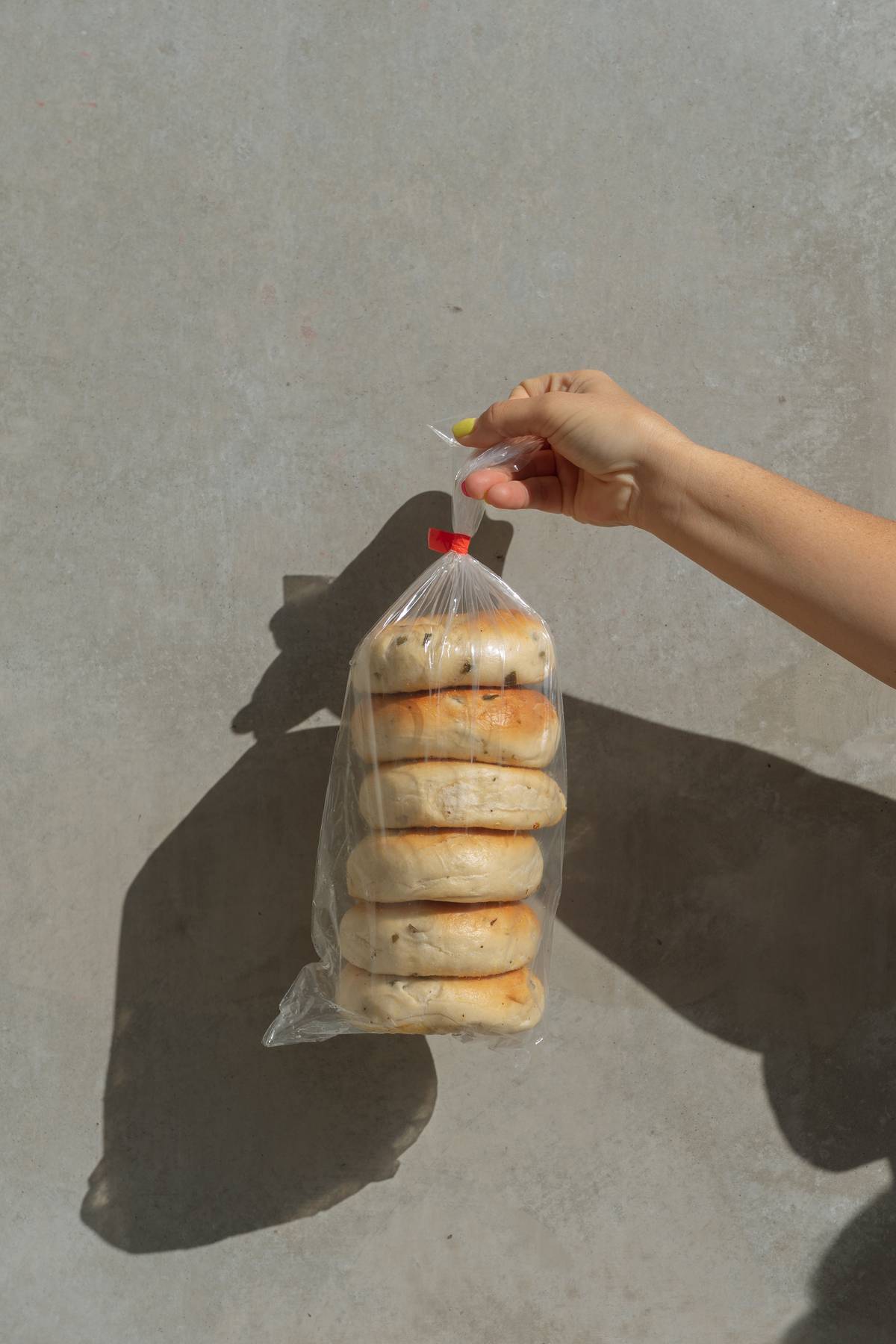 A bag of bagels