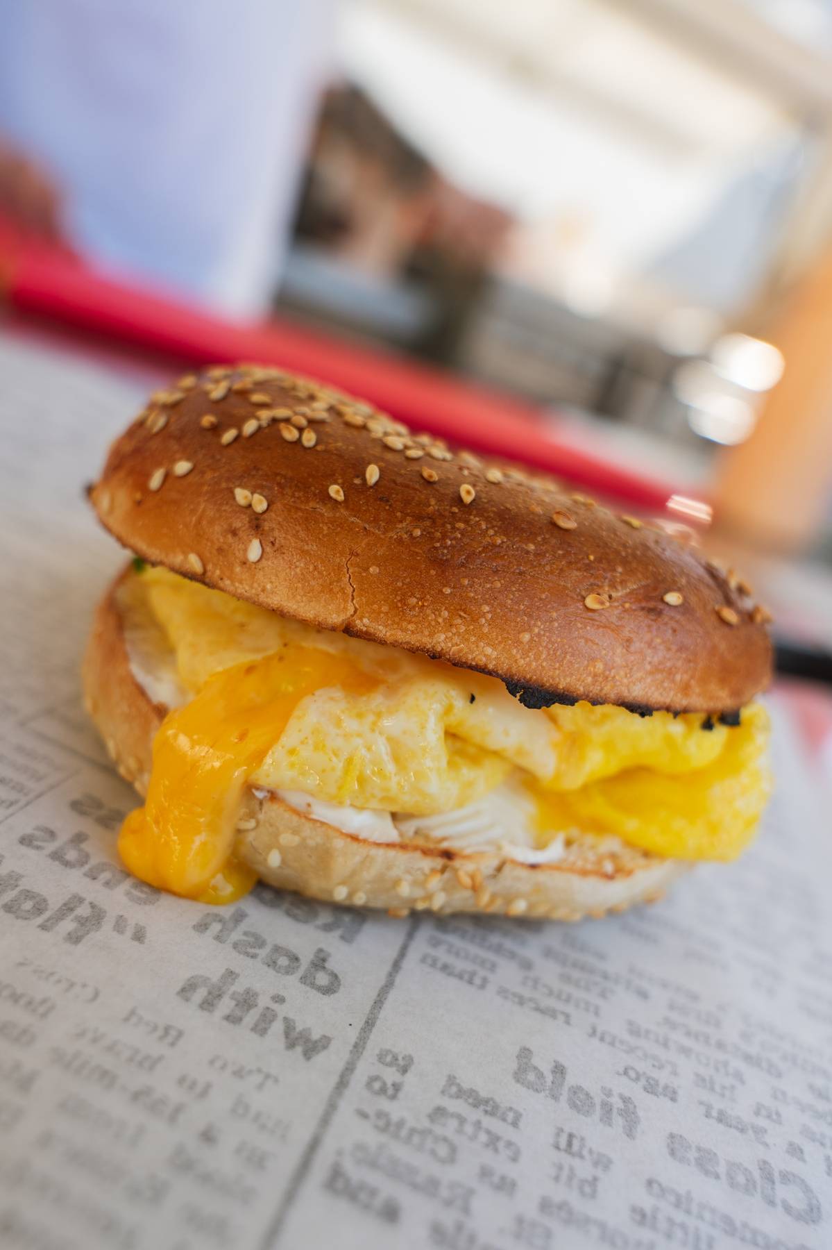 The Walk of Shame bagel