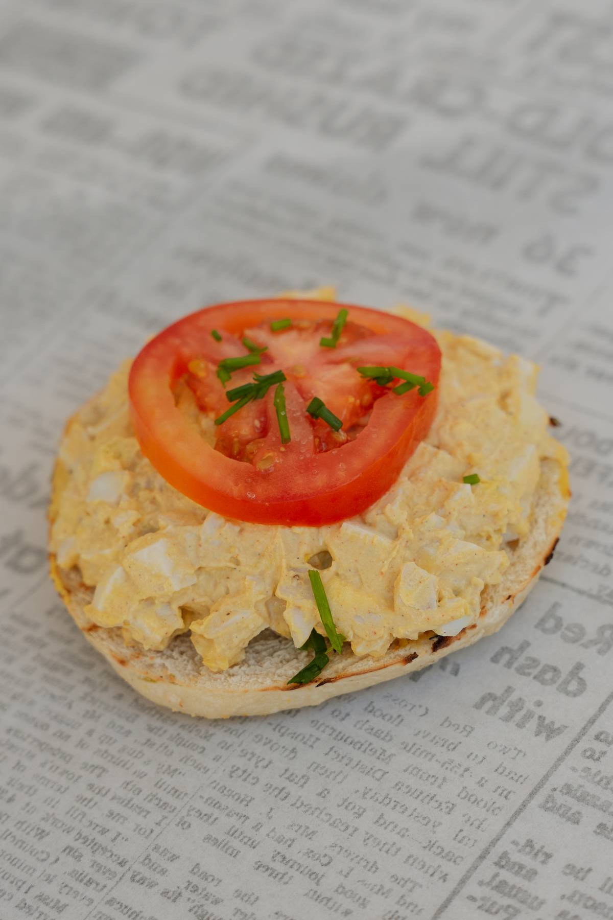 The Tokyo Drift egg salad bagel